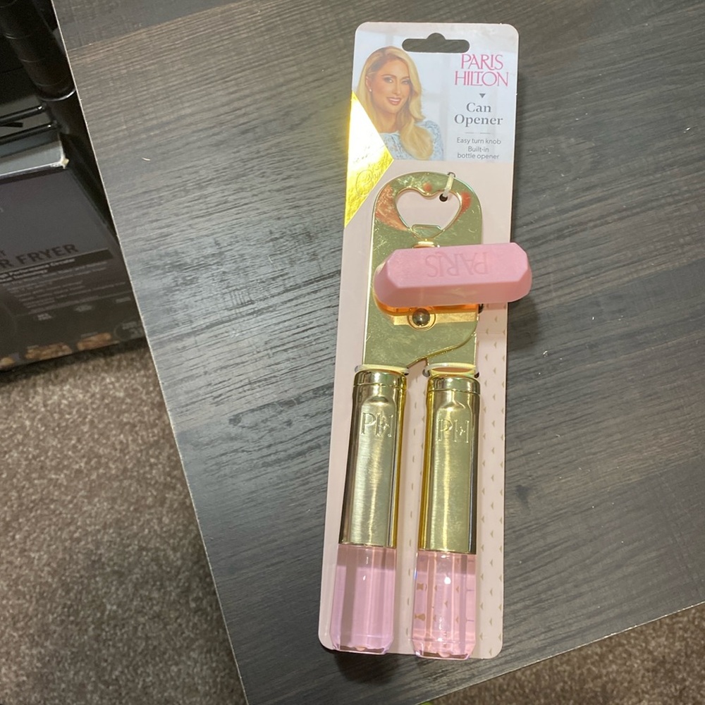 Paris Hilton can opener.